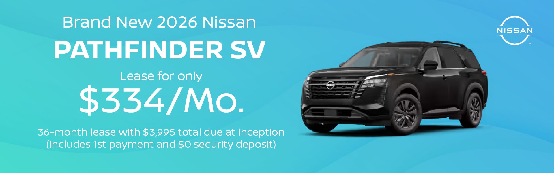 Brand New 2026 Nissan PATHFINDER SV