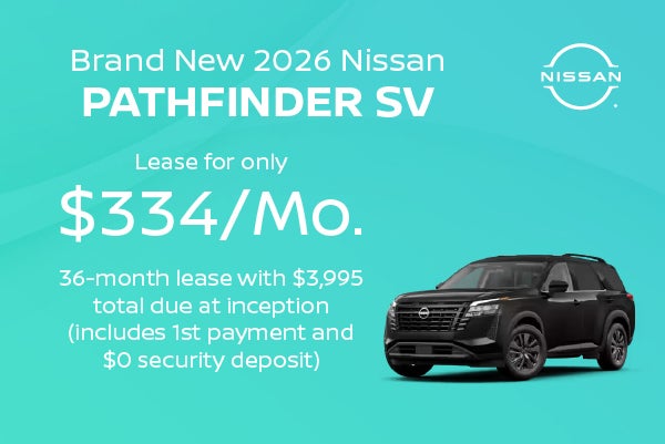 Brand New 2026 Nissan PATHFINDER SV