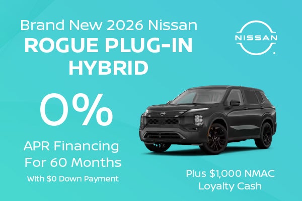 Brand New 2026 Nissan Rogue Plug-In Hybrid