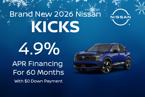 Brand New 2026 Nissan KICKS