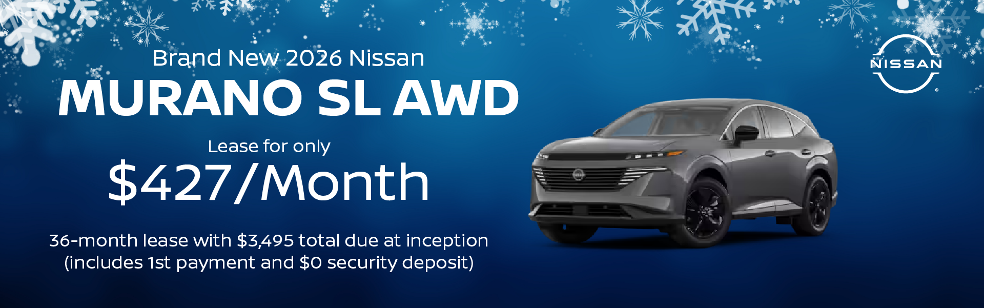 Brand New 2026 Nissan MURANO SL AWD