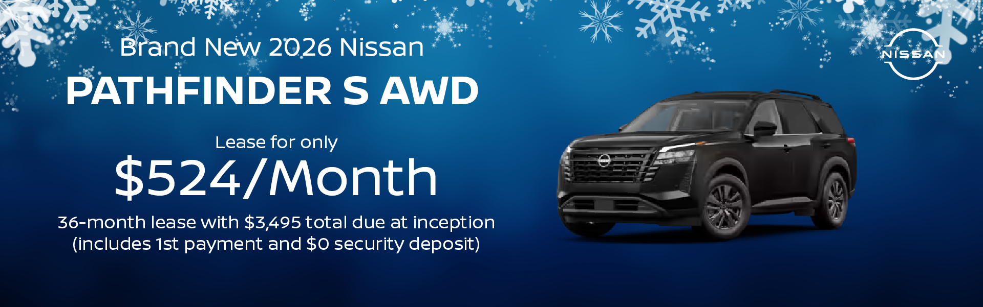 Brand New 2026 Nissan PATHFINDER S AWD