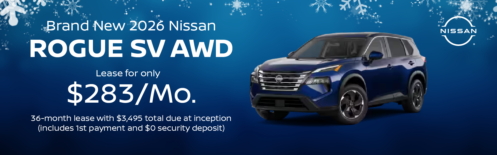 Brand New 2026 Nissan ROGUE SV AWD