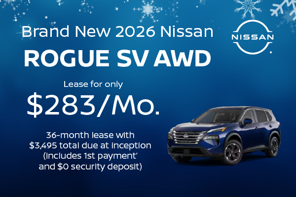 Brand New 2026 Nissan ROGUE SV AWD