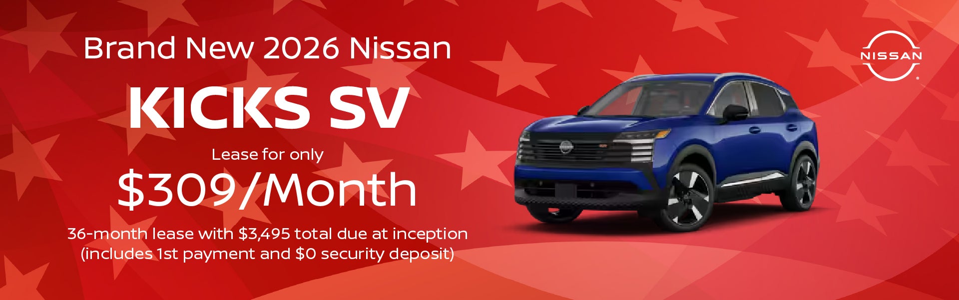Brand New 2026 Nissan KICKS SV