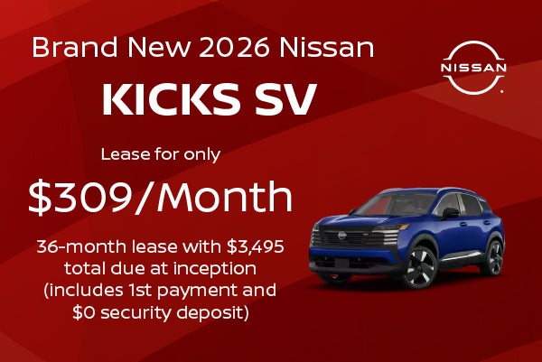 Brand New 2026 Nissan KICKS SV