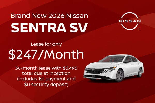 Brand New 2026 Nissan SENTRA SV