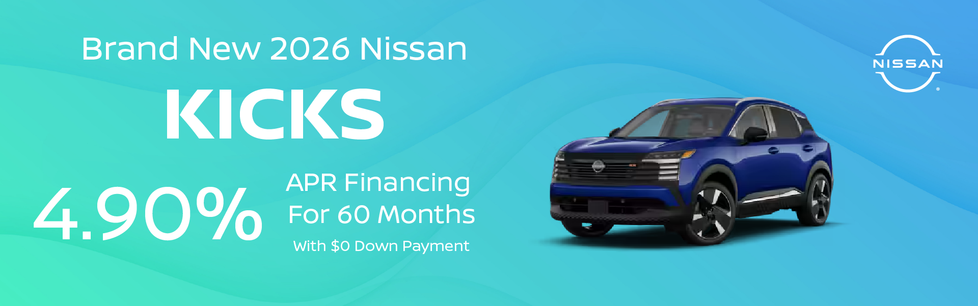 Brand New 2026 Nissan KICKS