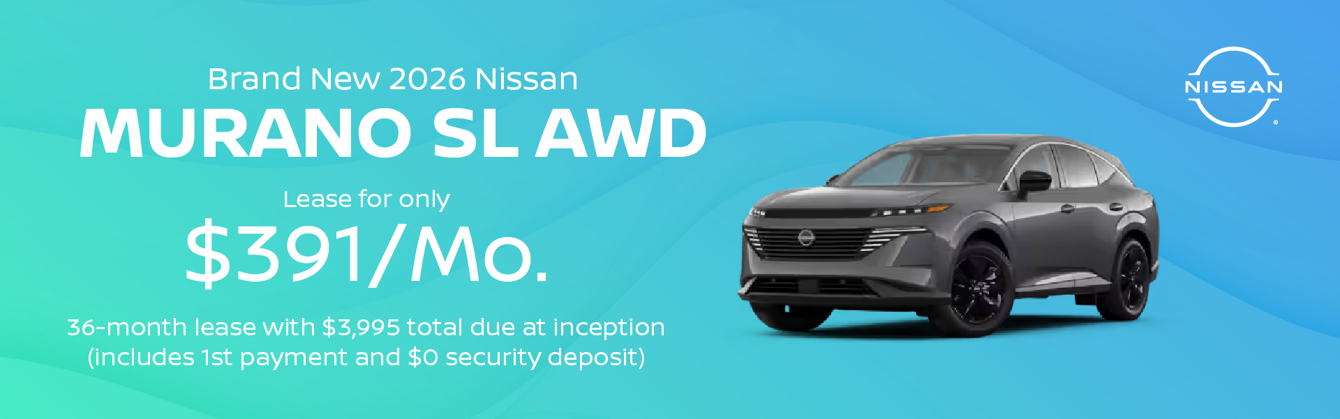Brand New 2026 Nissan MURANO SL AWD