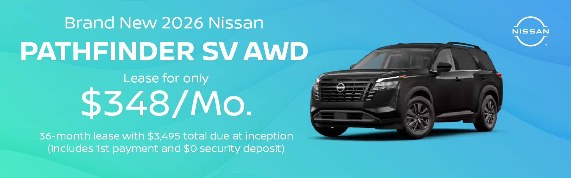 Brand New 2026 Nissan PATHFINDER SV AWD