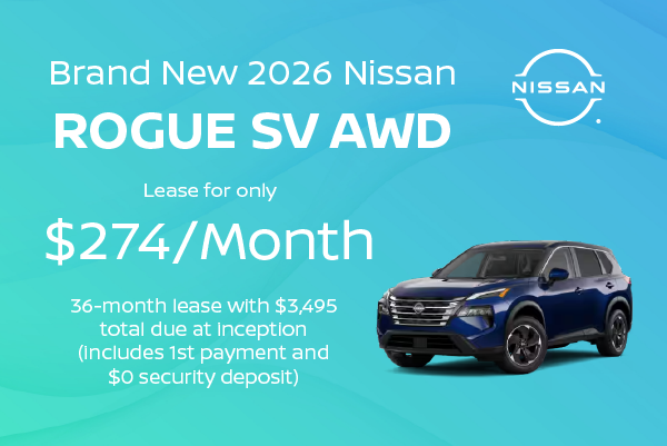 Brand New 2026 Nissan ROGUE SV AWD