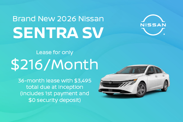 Brand New 2026 Nissan SENTRA SV