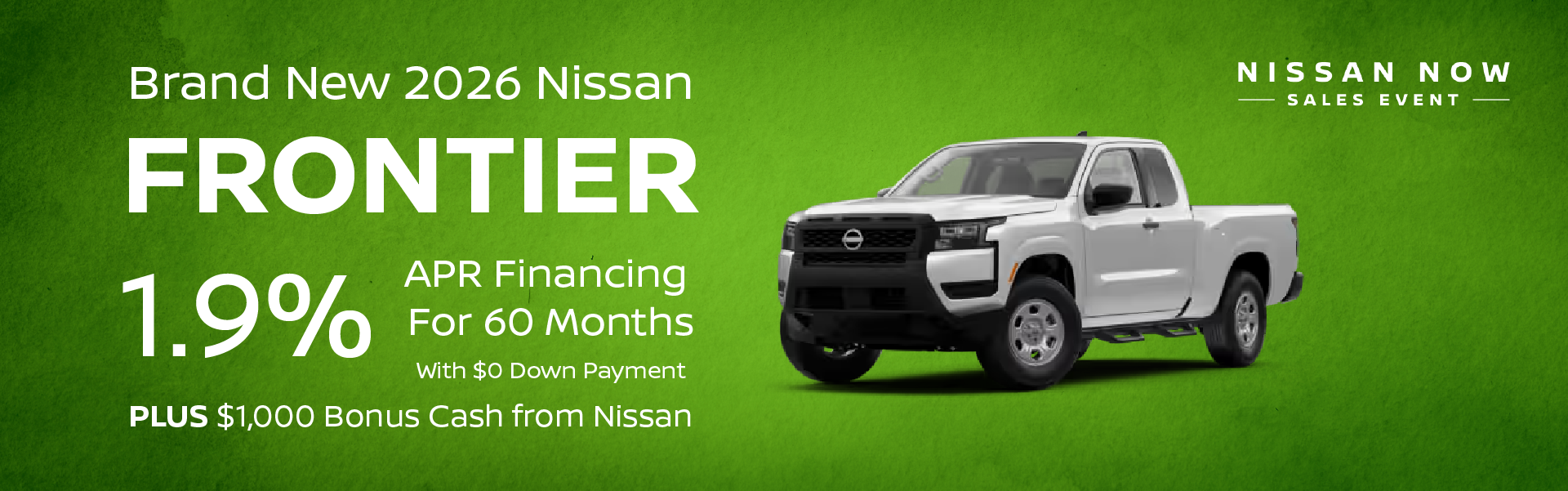 Brand New 2026 Nissan FRONTIER