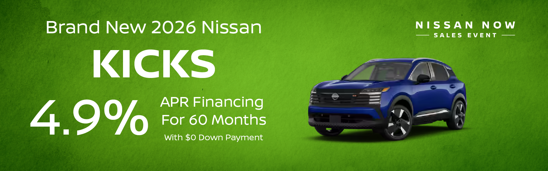 Brand New 2026 Nissan KICKS