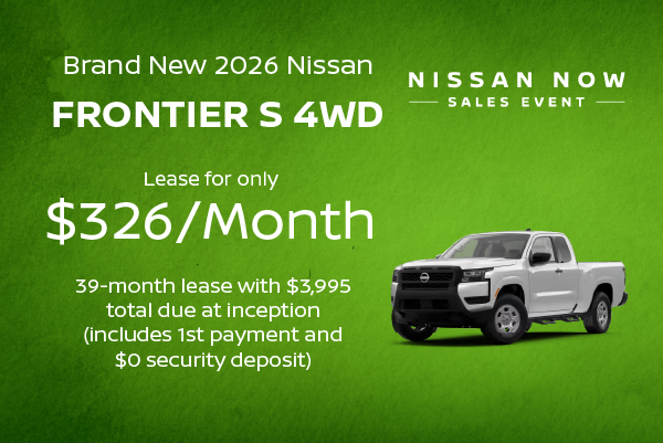 Brand New 2026 Nissan FRONTIER S 4WD