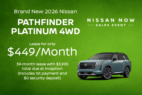 Brand New 2026 Nissan PATHFINDER Platinum AWD