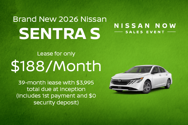 Brand New 2026 Nissan SENTRA S