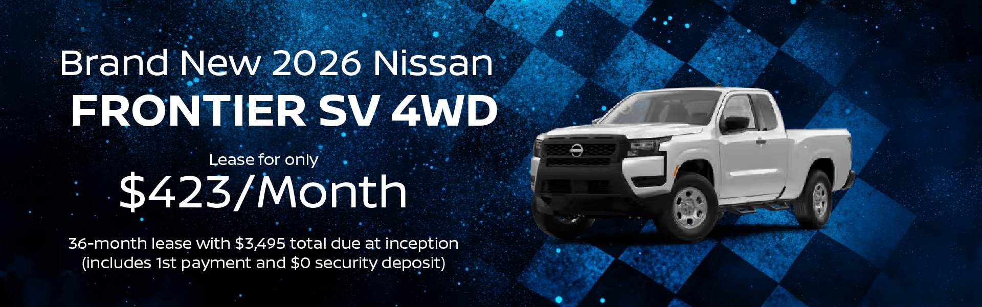 Brand New 2026 Nissan FRONTIER SV 4WD