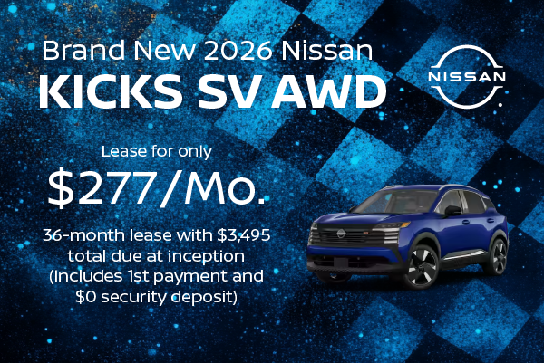 Brand New 2026 Nissan KICKS SV AWD