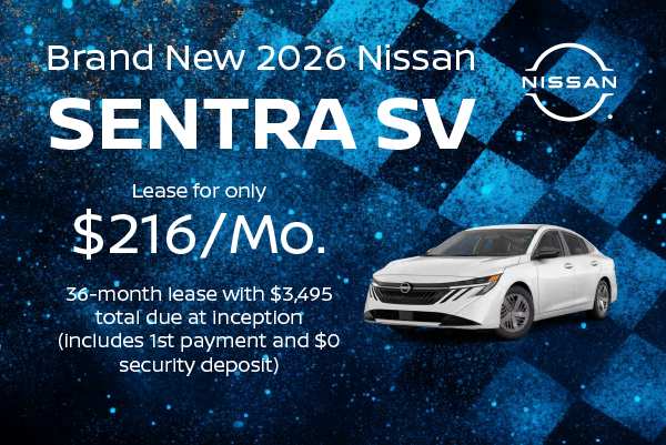 Brand New 2026 Nissan SENTRA SV