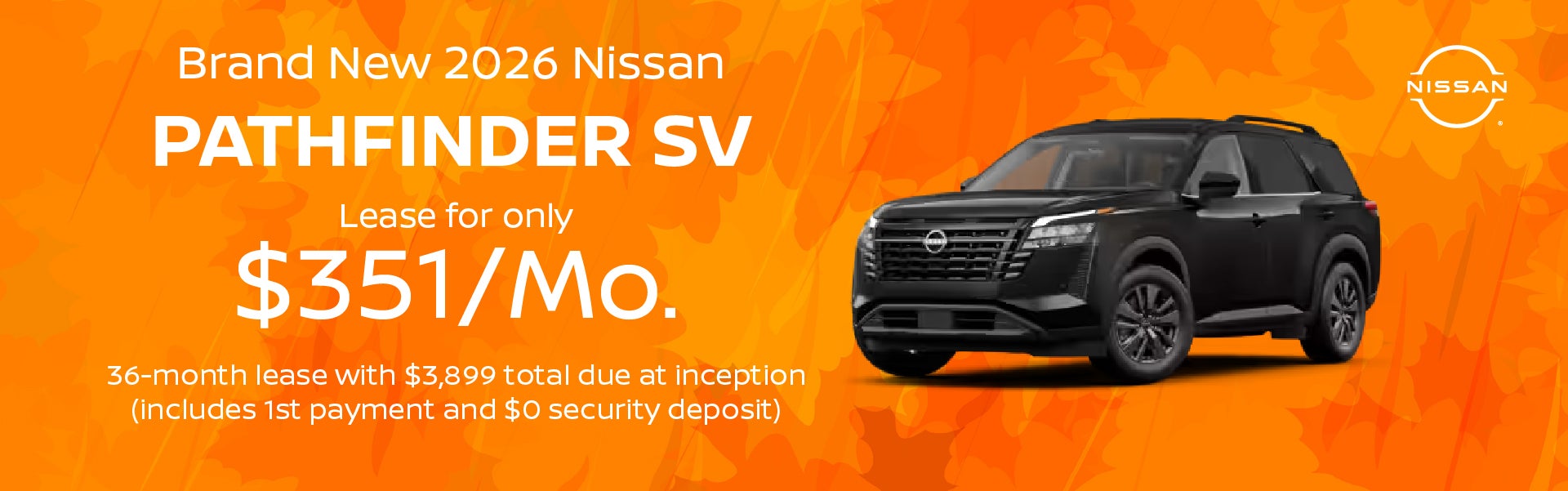 Brand New 2026 Nissan Pathfinder SV