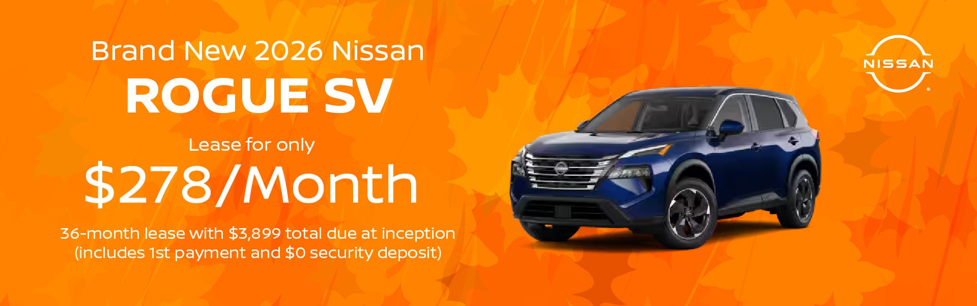 Brand New 2026 Nissan Rogue SV