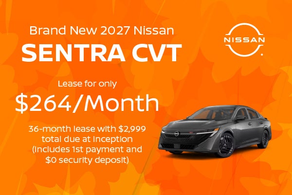 Brand New 2027 Nissan Sentra CVT